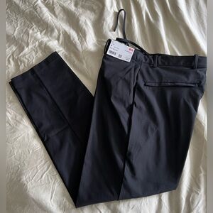 Uniqlo Smart Ankle Pants (Ultra Stretch), Size M, Black, Waist 30-33 inch